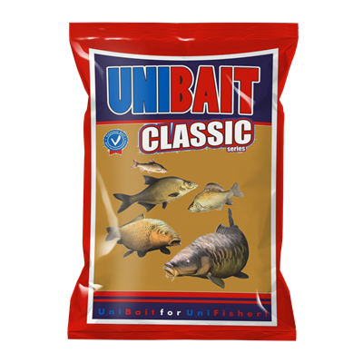 Прикормка UNIBAIT CLASSIC 0.9 кг. Универсальная ЖАРЕНАЯ СЕМЕЧКА - фото 10510