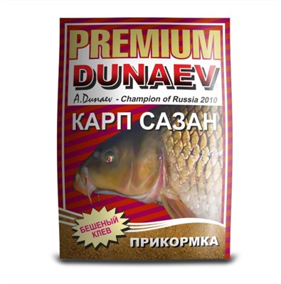 Прикормка Dunaev-Premium 1 кг КАРП САЗАН  - фото 4508