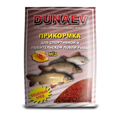 Прикормка Dunaev-Классика КАРП КАРАСЬ Мёд 0.9 кг - фото 4657