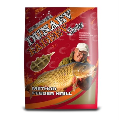 Прикормка Dunaev-Fadeev МЕТОД ФИДЕР Криль 1 кг 1718 - фото 4727