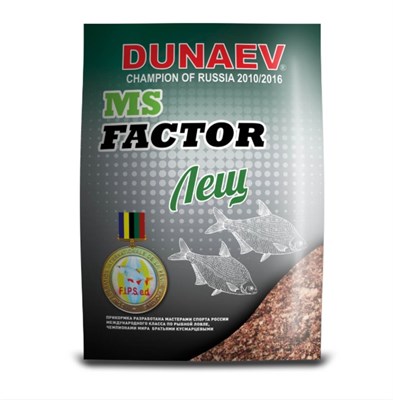 Прикормка Dunaev-MC Factor 1 кг ЛЕЩ - фото 4783