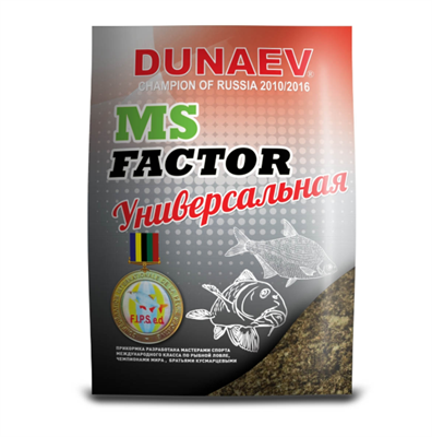 Прикормка Dunaev-MC Factor УНИВЕРСАЛЬНАЯ 1 кг 1733 - фото 4787