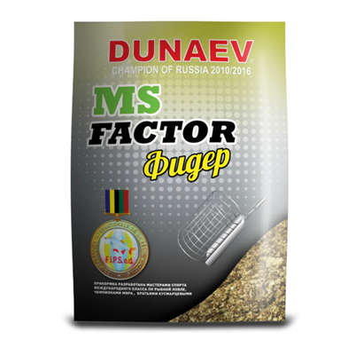 Прикормка Dunaev-MC Factor ФИДЕР 1 кг 1734 - фото 4791
