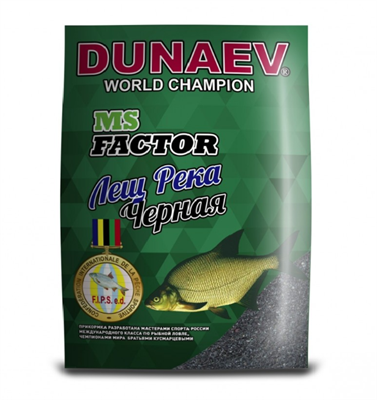 Прикормка Dunaev-MC Factor РЕКА Чёрная 1 кг - фото 4801