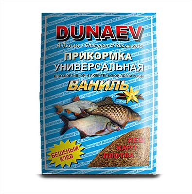 Прикормка Dunaev-Классика ВАНИЛЬ 0.9 кг - фото 6164