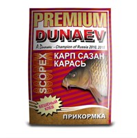 Прикормка Dunaev-Premium 1 кг КАРП САЗАН КАРАСЬ Скопекс