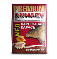 Прикормка Dunaev-Premium 1 кг КАРП САЗАН КАРАСЬ Мёд