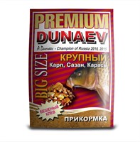 Прикормка Dunaev-Premium 1 кг КАРП КАРАСЬ Крупная Фракция