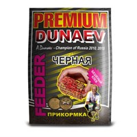 Прикормка Dunaev-Premium 1 кг ФИДЕР ЧЕРНАЯ