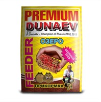 Прикормка Dunaev-Premium 1 кг ФИДЕР ОЗЕРО